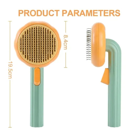 SirWoofs Pumpkin Pet Grooming Brush