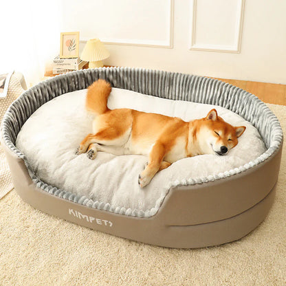 SirWoofs Dog Bed with Removable Washable Cover